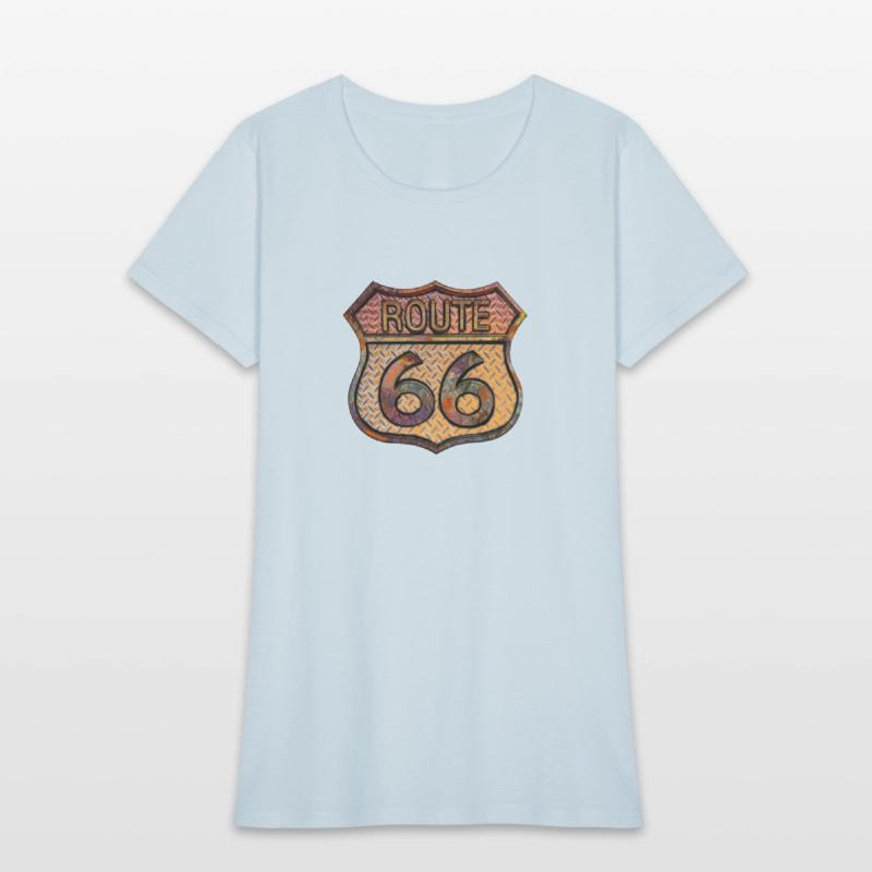 Route 66 vintage sign - Rusty metal 2