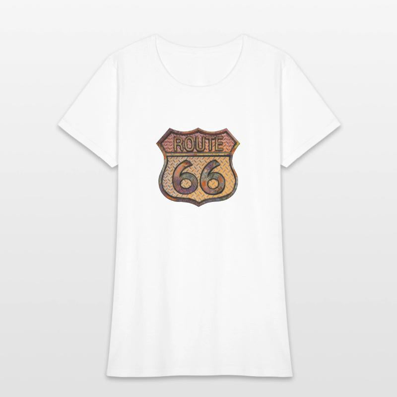 Route 66 vintage sign - Rusty metal 2