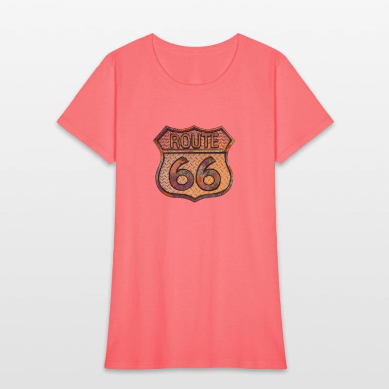 Route 66 vintage sign - Rusty metal 2