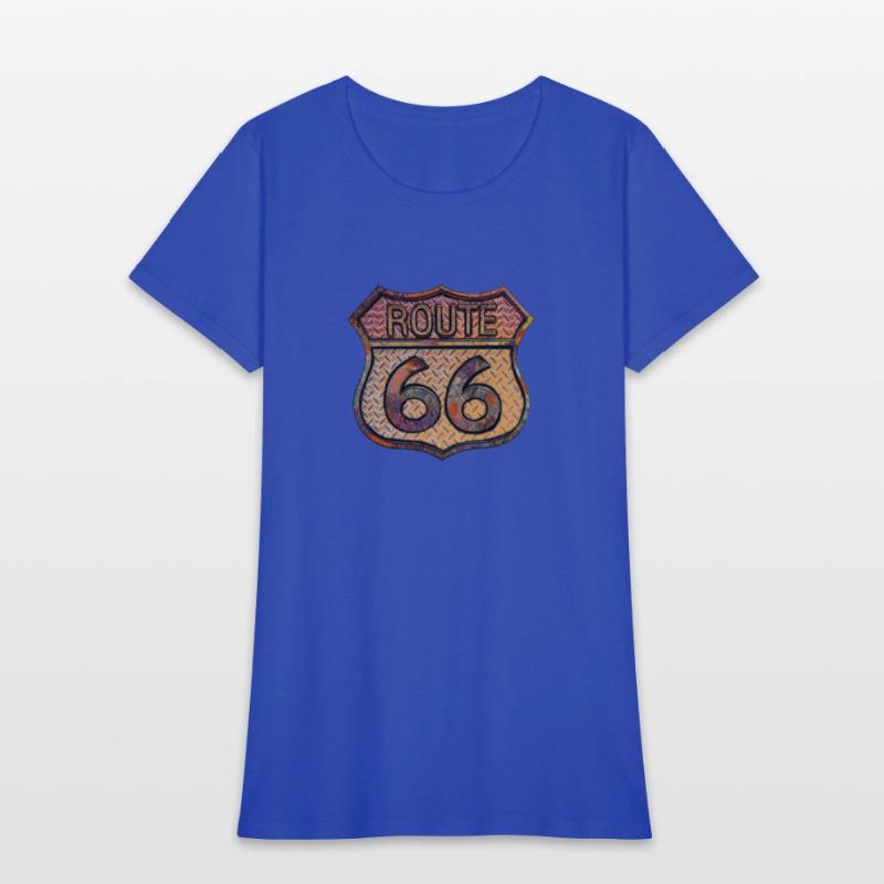 Route 66 vintage sign - Rusty metal 2