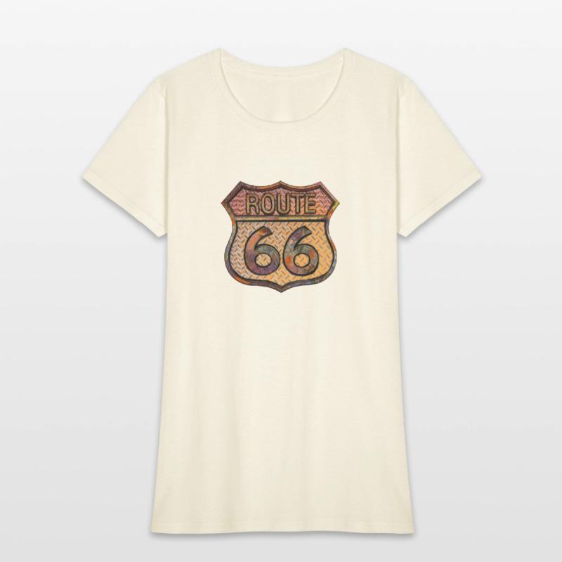 Route 66 vintage sign - Rusty metal 2