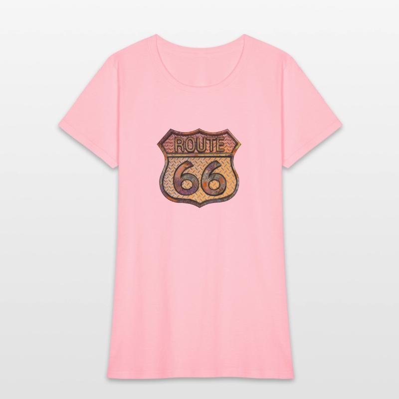 Route 66 vintage sign - Rusty metal 2