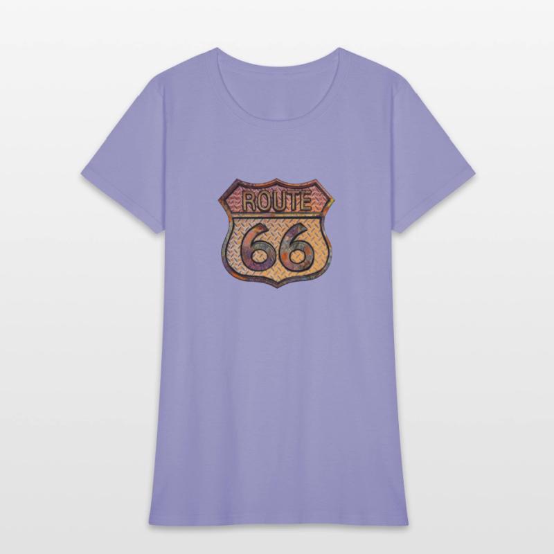 Route 66 vintage sign - Rusty metal 2