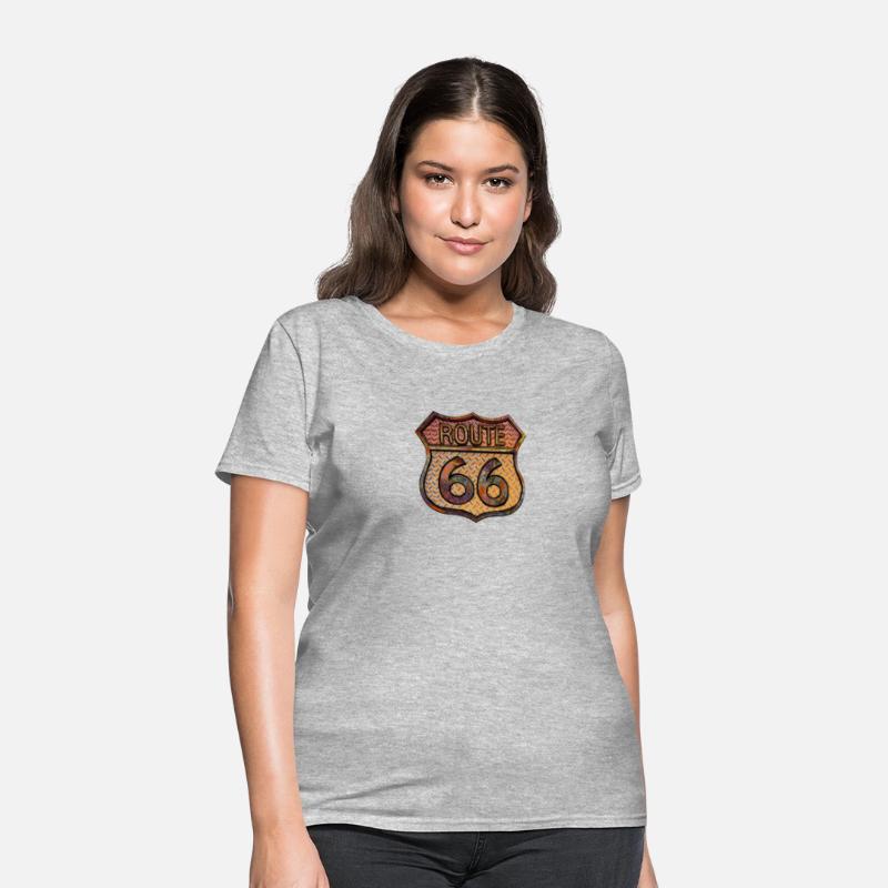 Route 66 vintage sign - Rusty metal 2