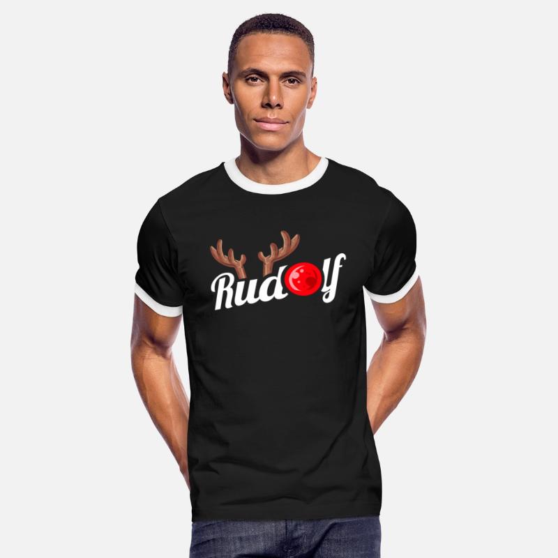 Rudolph The Reindeer Antlers Red Nose Christmas