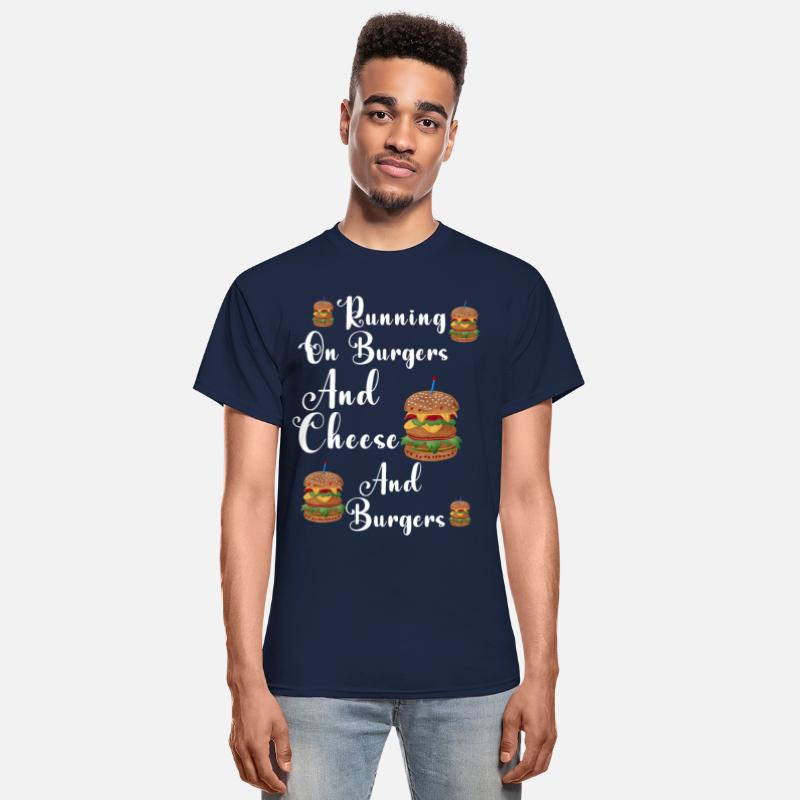 Running On Burgers Funny Fast Food Lover Apparel