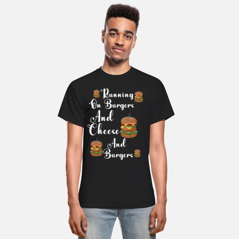 Running On Burgers Funny Fast Food Lover Apparel