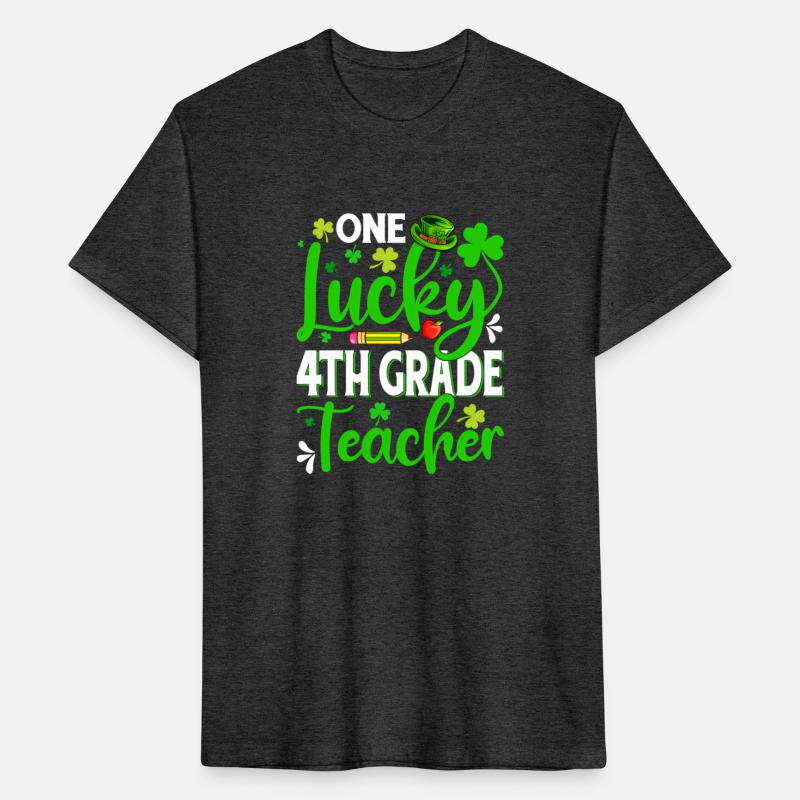 Saint Patrick'S Day One Lucky 4Th Grade Teacher Sh