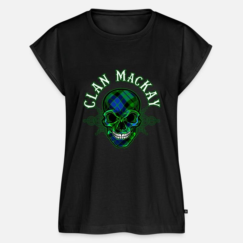 Scottish Clan MacKay Tartan Celtic Skull