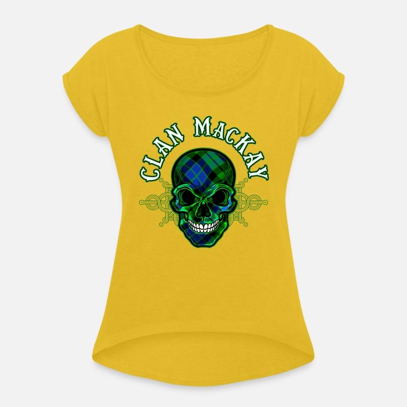 Scottish Clan MacKay Tartan Celtic Skull
