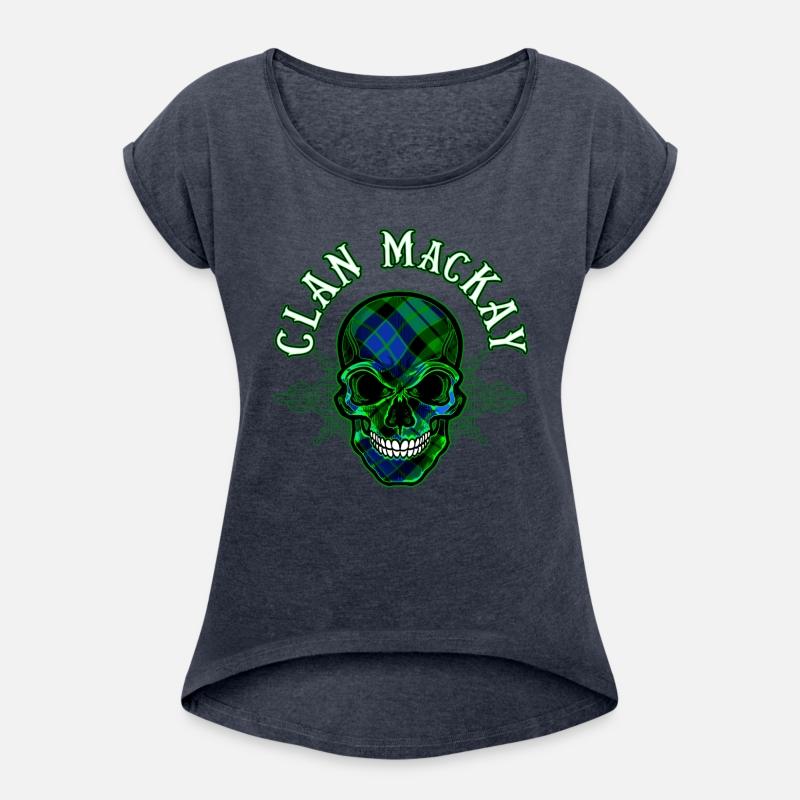 Scottish Clan MacKay Tartan Celtic Skull