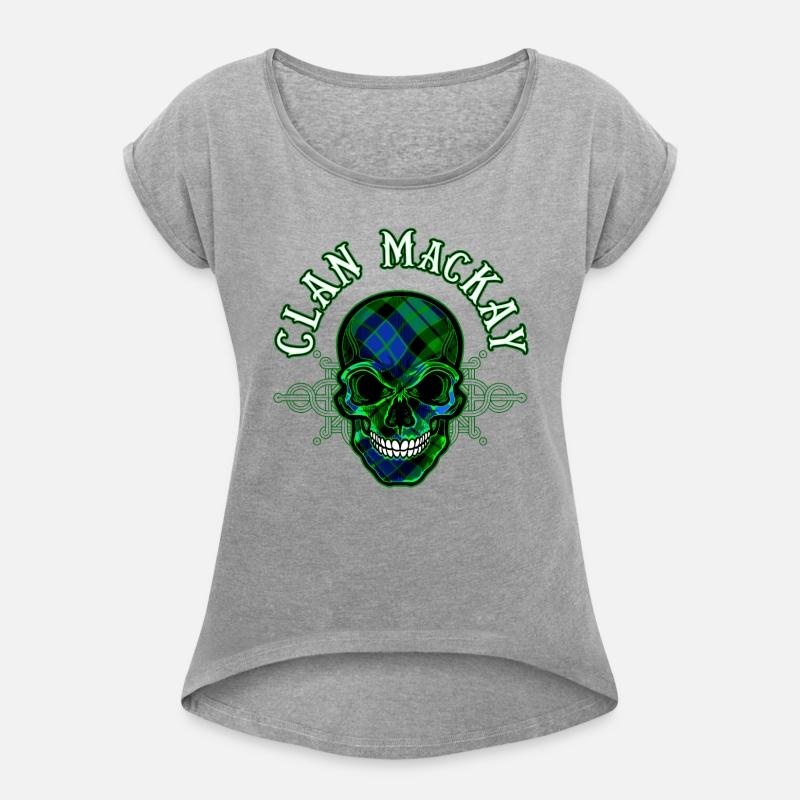 Scottish Clan MacKay Tartan Celtic Skull