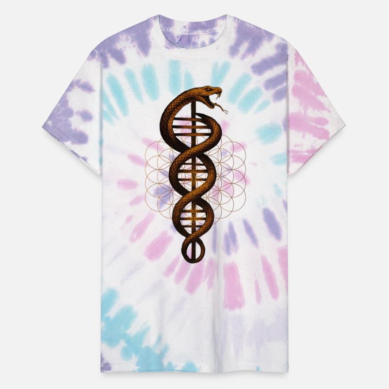 Serpent and Flower of Life Symbol