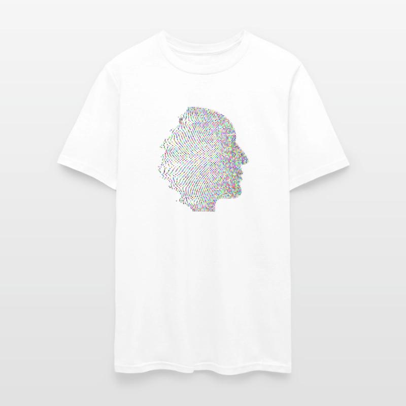Shirt pixel art.pixel face.neutral face.Unisex