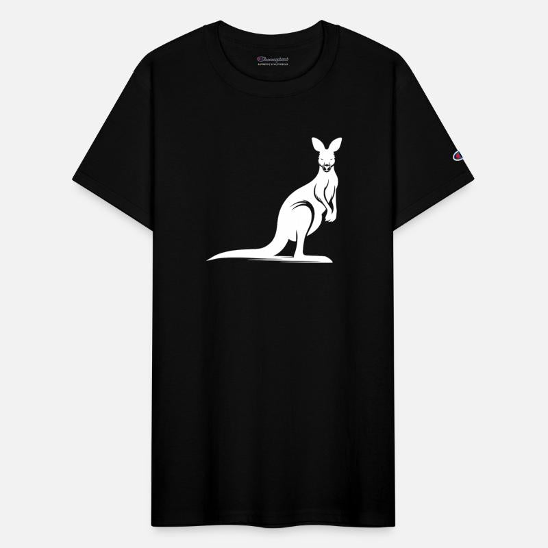 Silhouette Of A Graceful Kangaroo