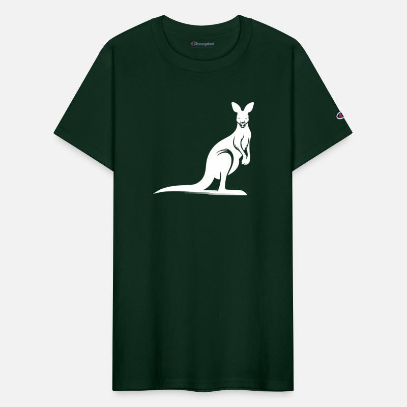 Silhouette Of A Graceful Kangaroo