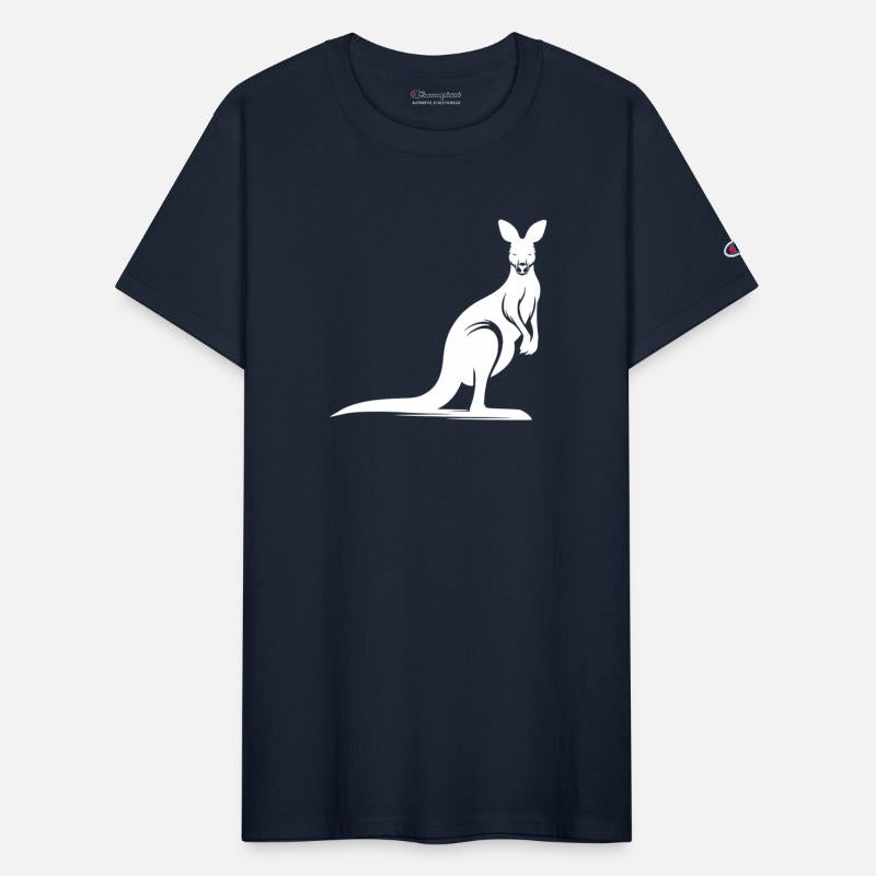 Silhouette Of A Graceful Kangaroo