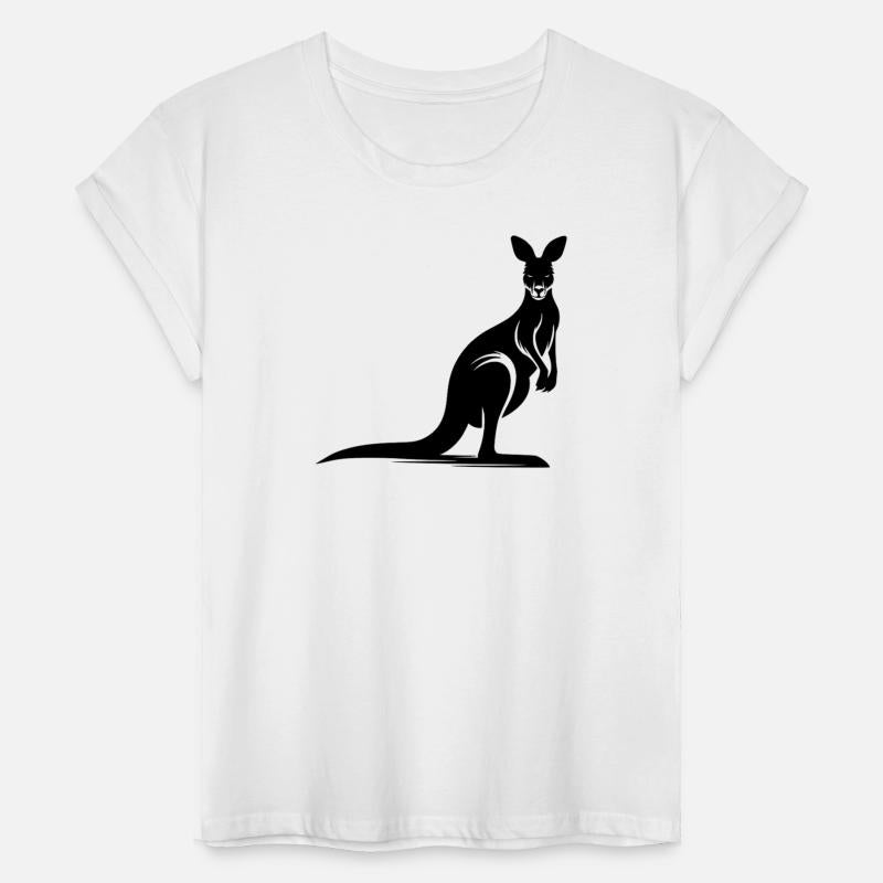 Silhouette Of A Graceful Kangaroo