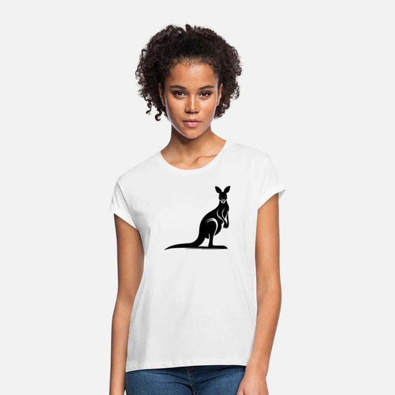 Silhouette Of A Graceful Kangaroo