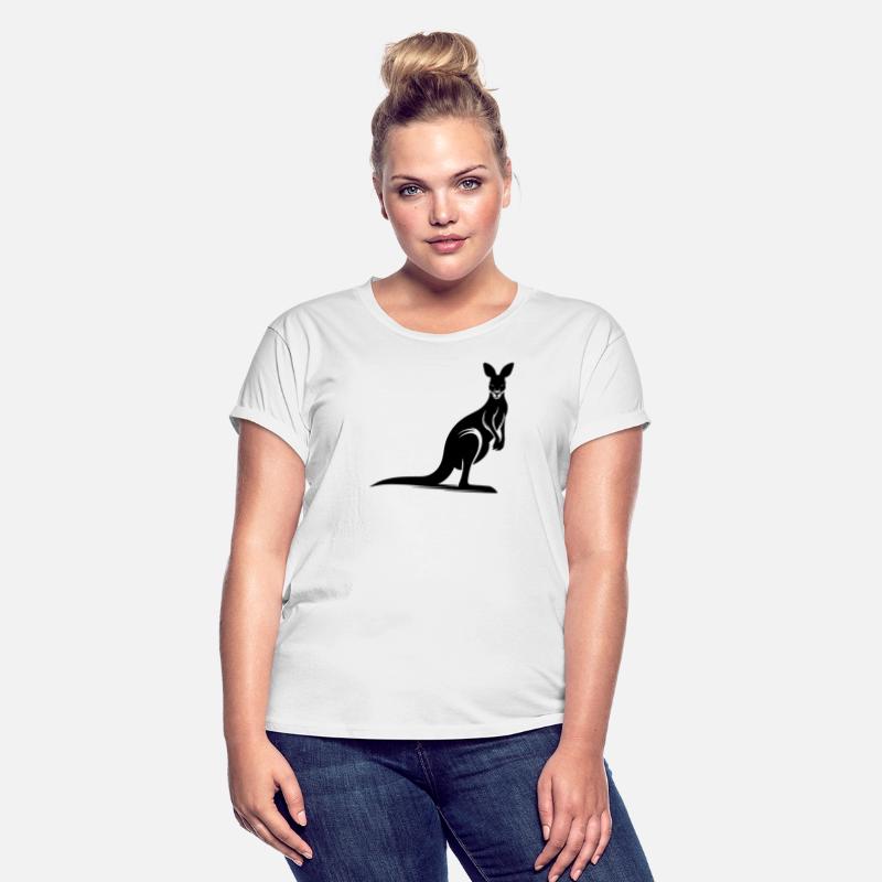 Silhouette Of A Graceful Kangaroo