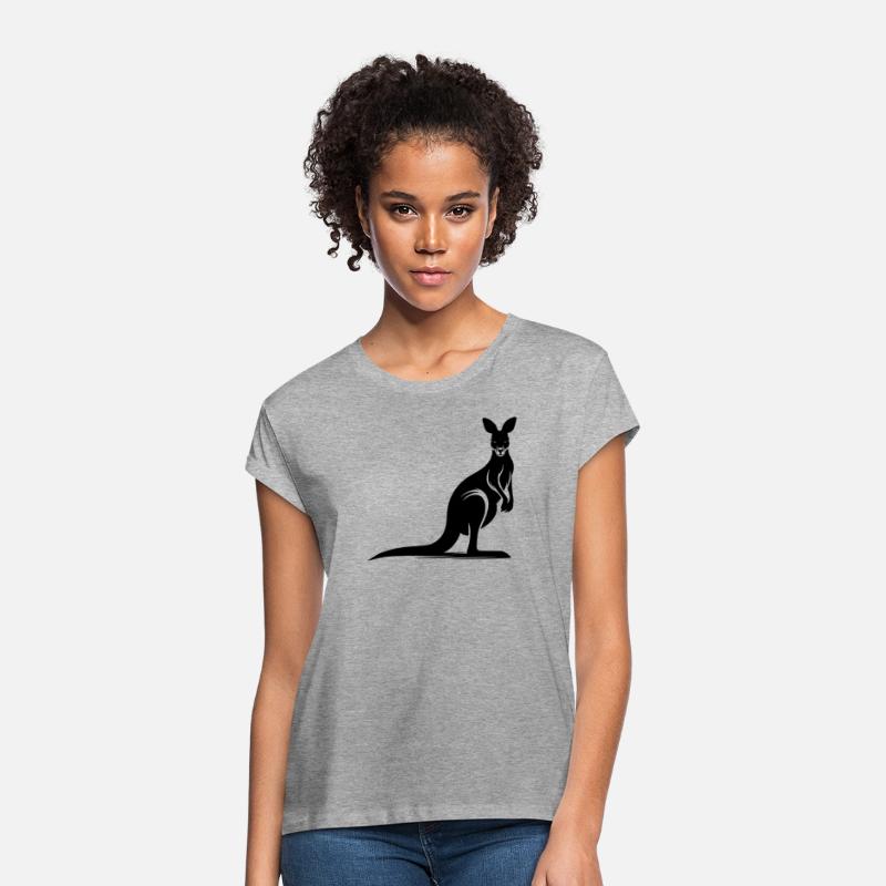 Silhouette Of A Graceful Kangaroo