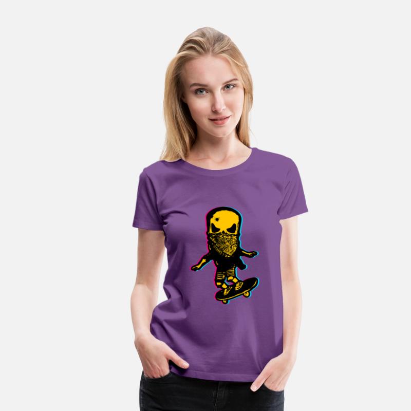 Skateboarder Skull