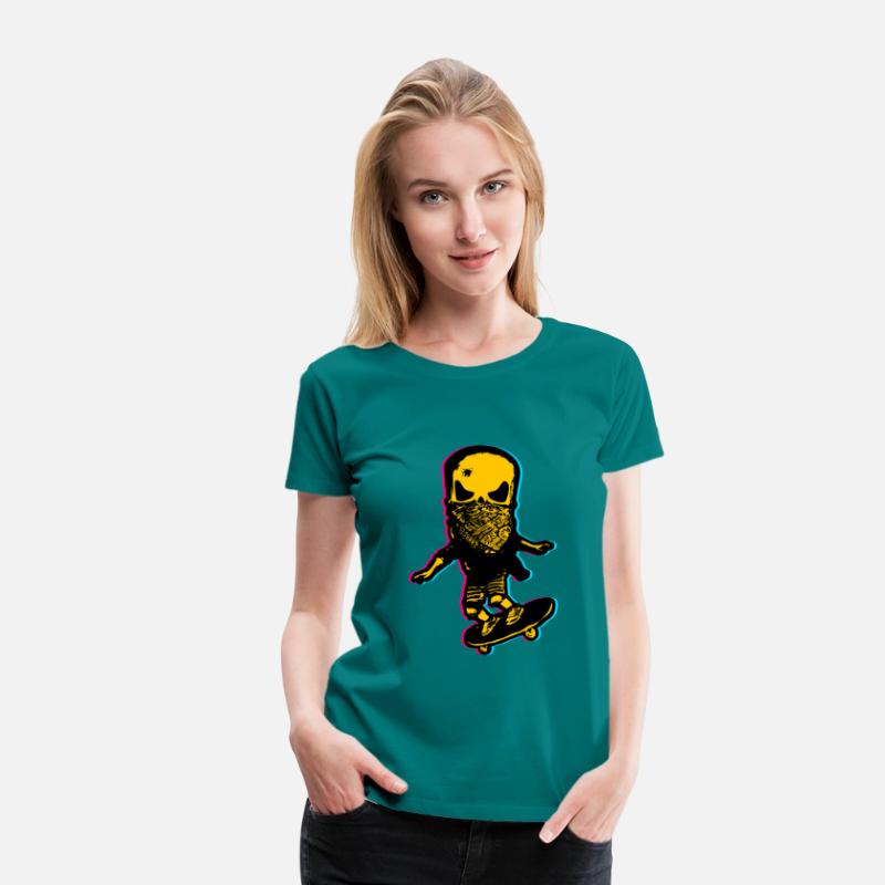 Skateboarder Skull