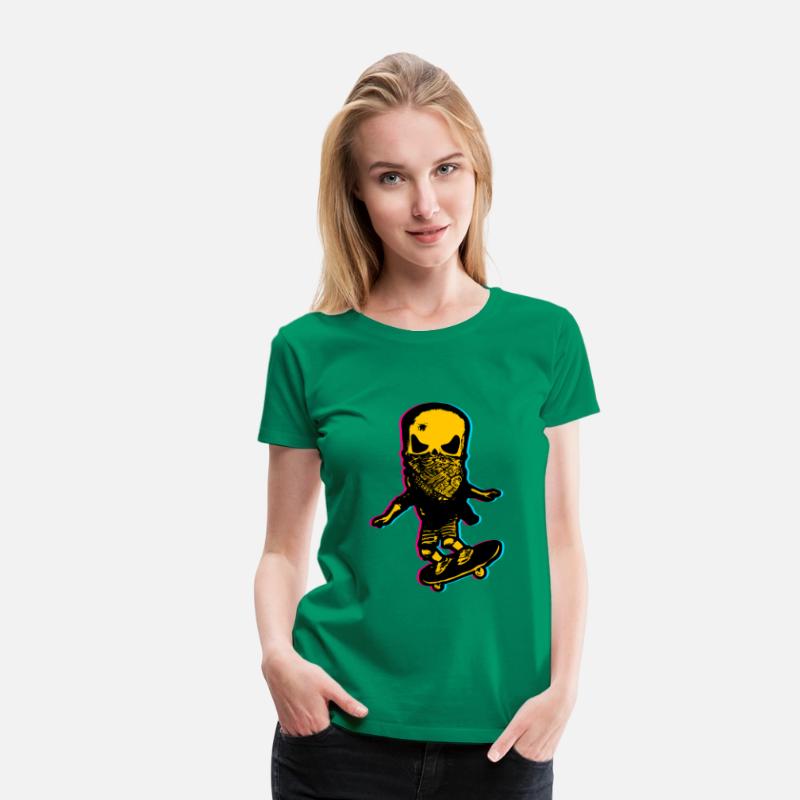 Skateboarder Skull