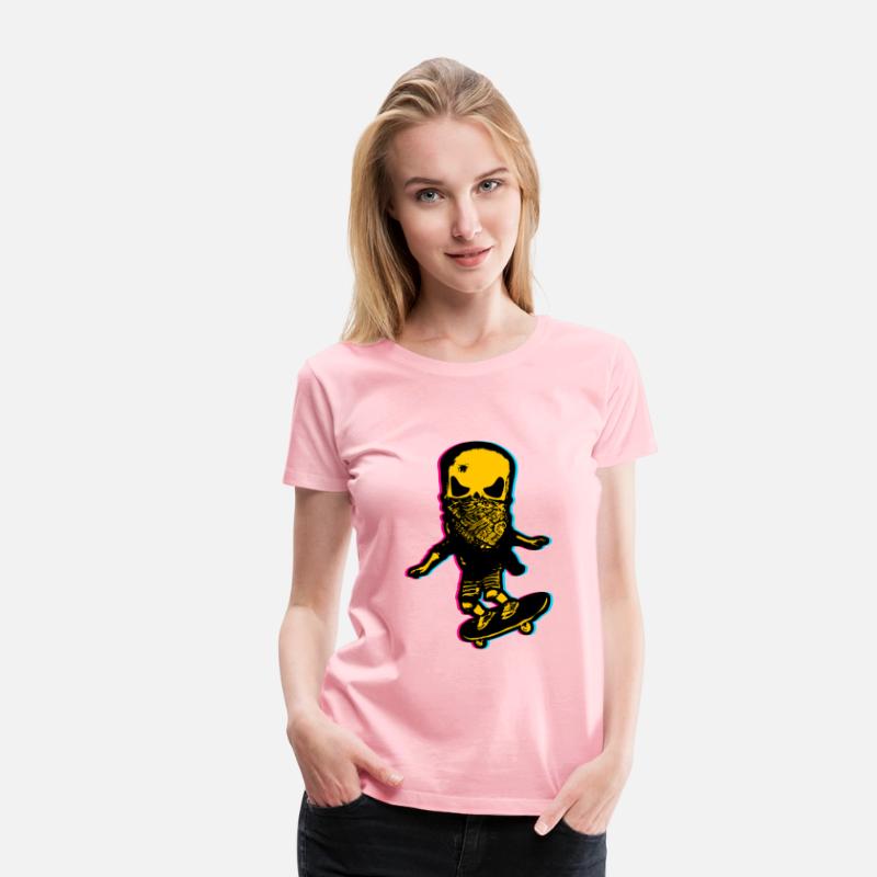 Skateboarder Skull