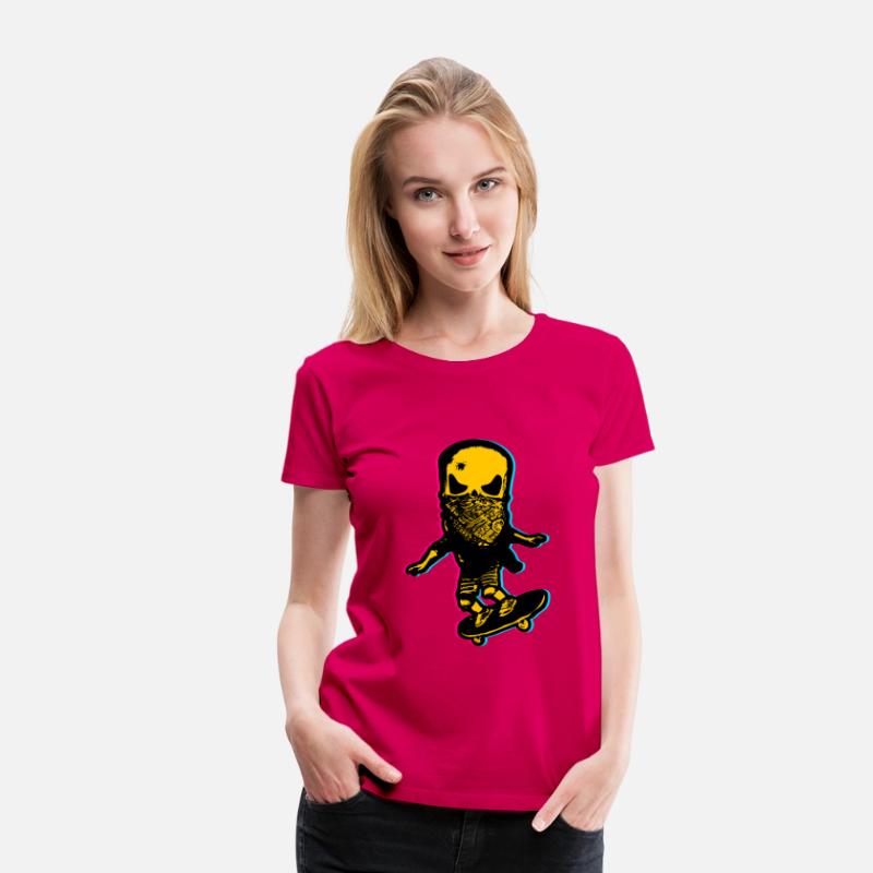 Skateboarder Skull