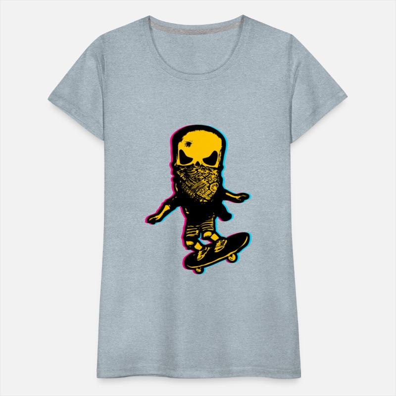 Skateboarder Skull