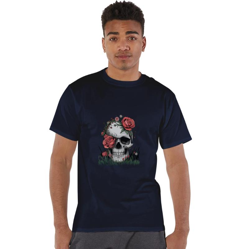 "Skull flower" - Life and Beauty Graphic Tee