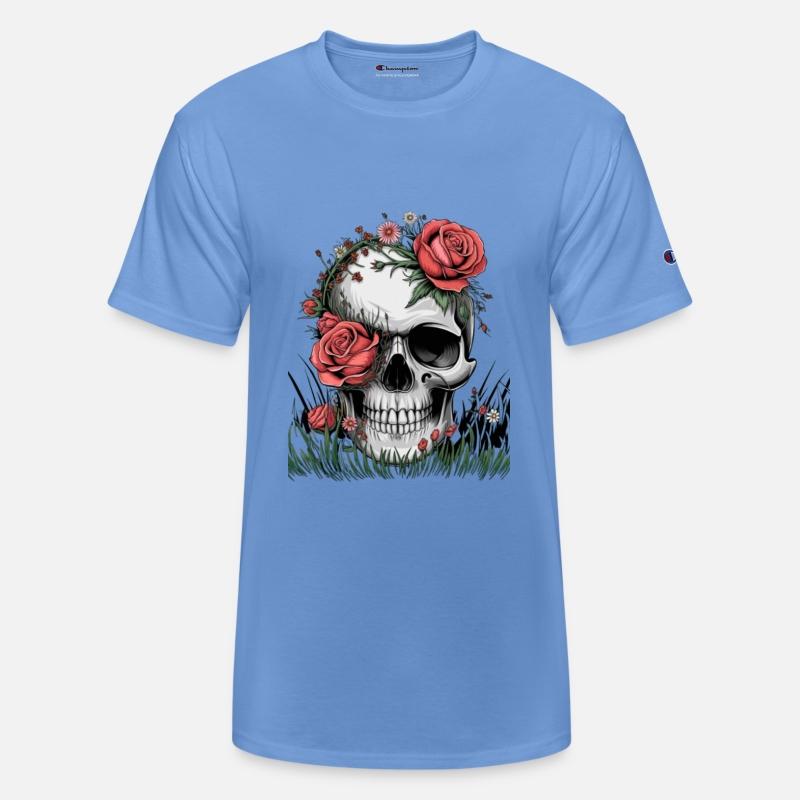 "Skull flower" - Life and Beauty Graphic Tee