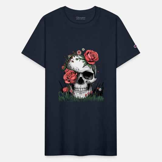 "Skull flower" - Life and Beauty Graphic Tee