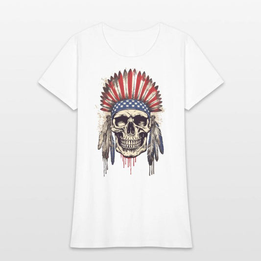 Skull Indian Chief Native American USA