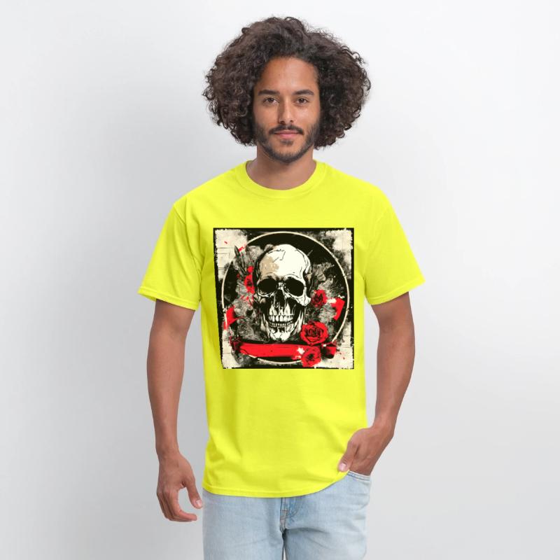 Skull Tattoo Heavy Metal Biker