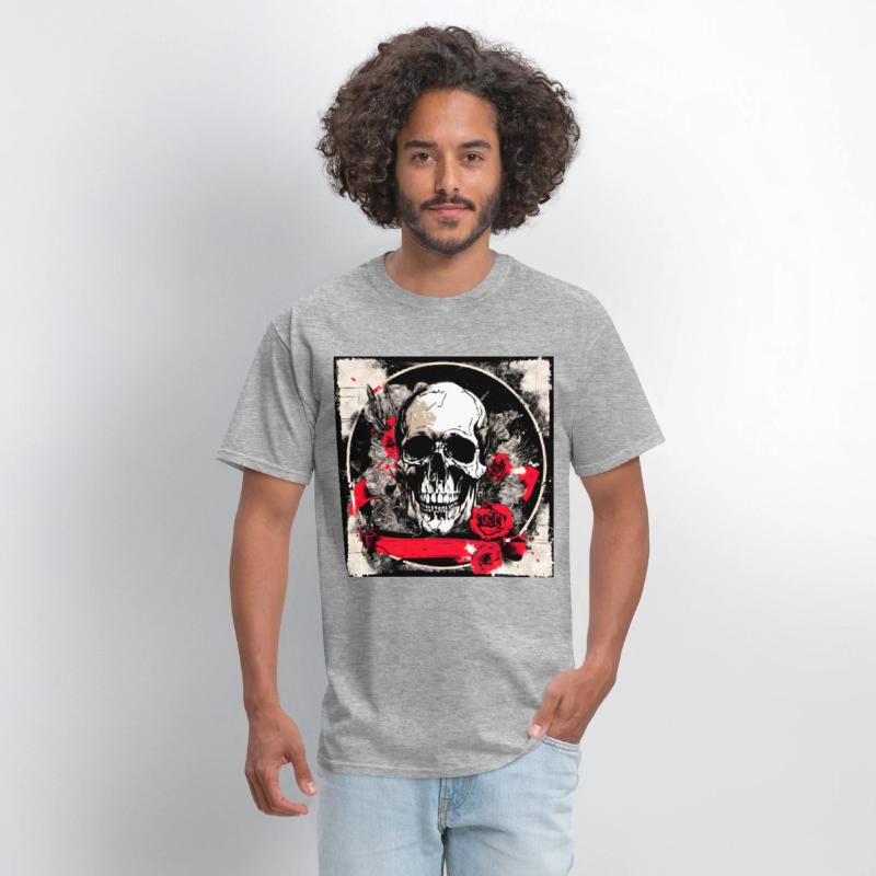 Skull Tattoo Heavy Metal Biker