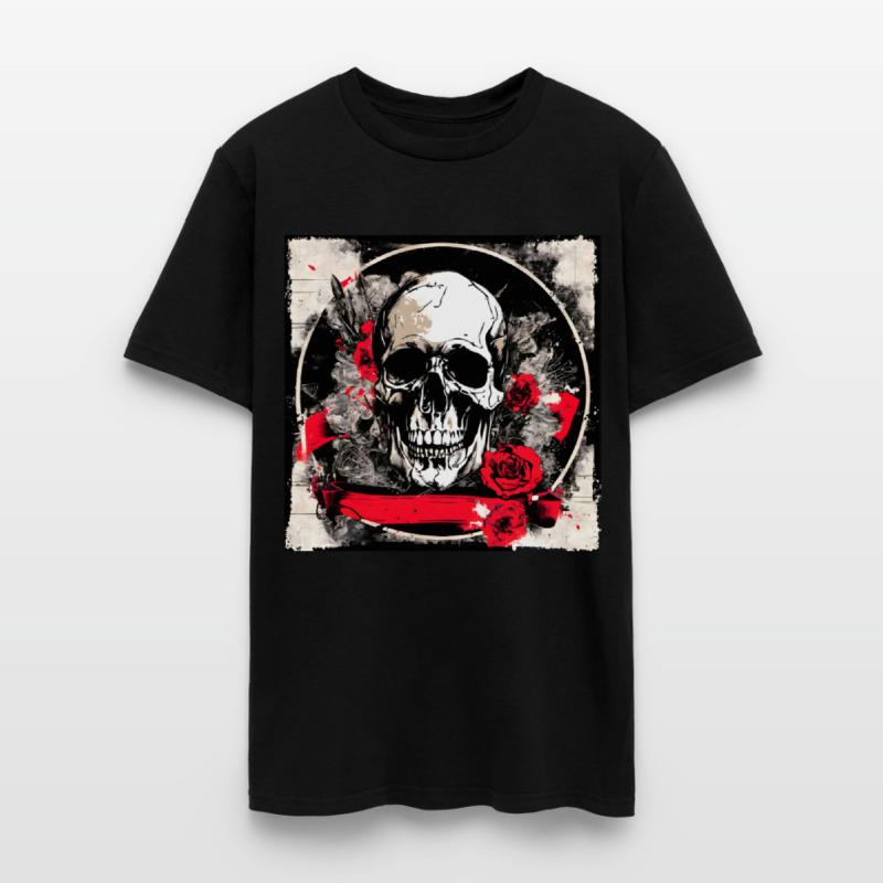 Skull Tattoo Heavy Metal Biker