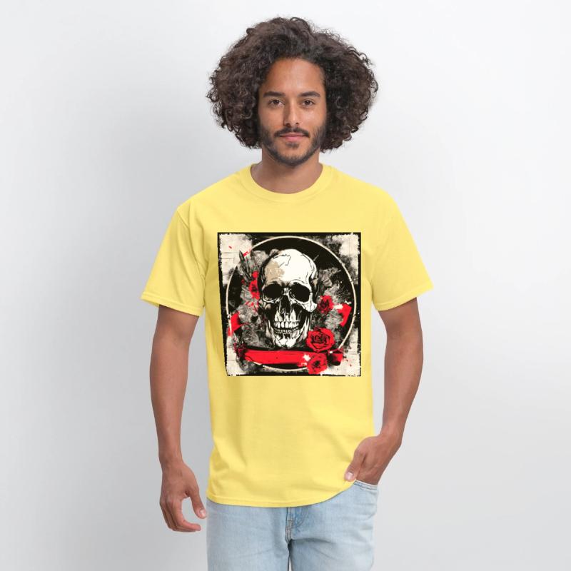 Skull Tattoo Heavy Metal Biker