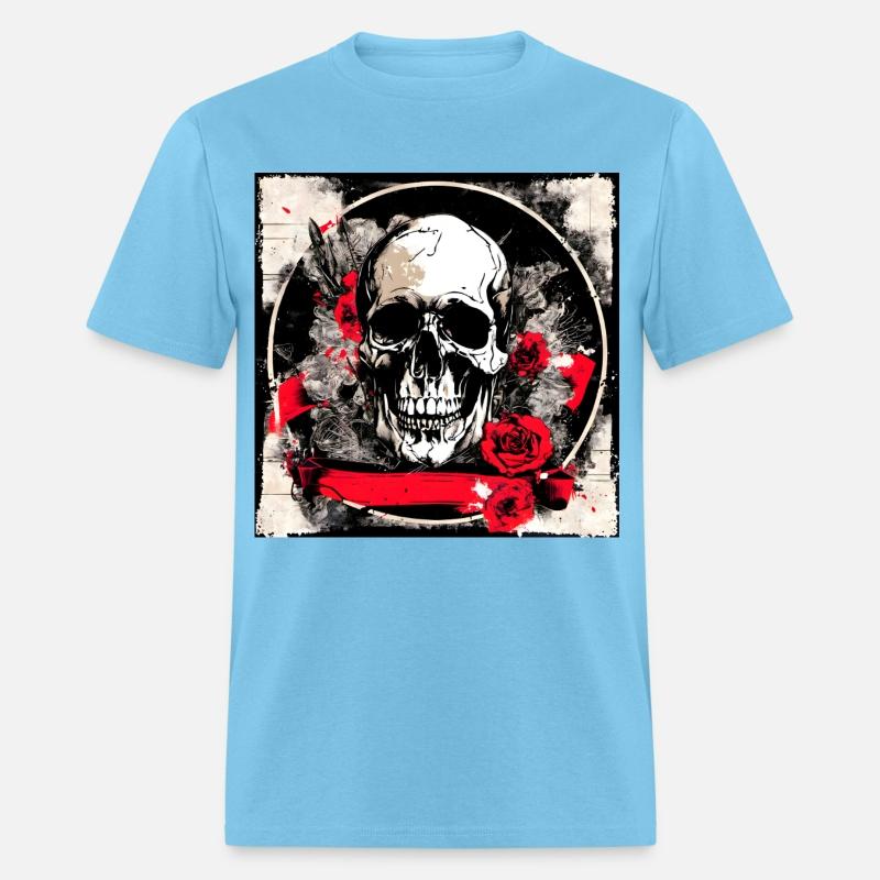 Skull Tattoo Heavy Metal Biker