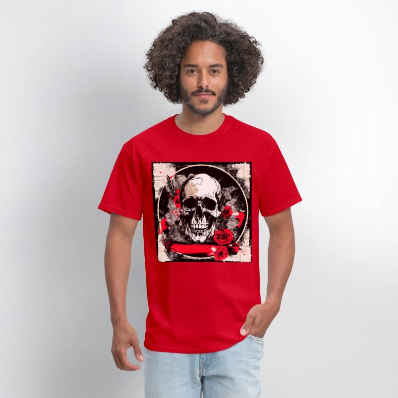 Skull Tattoo Heavy Metal Biker