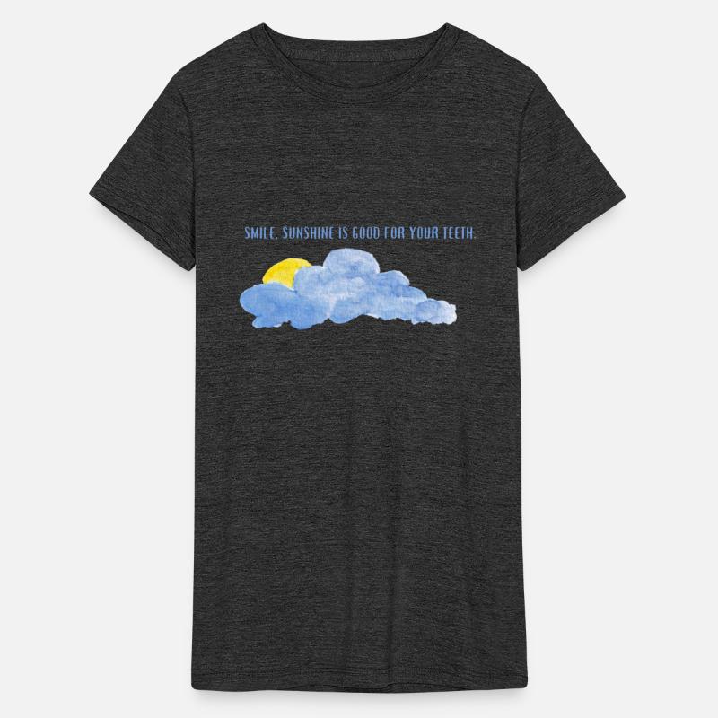 smail,sunshine is good for your teeth.