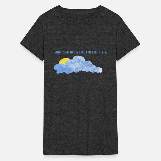 smail,sunshine is good for your teeth.