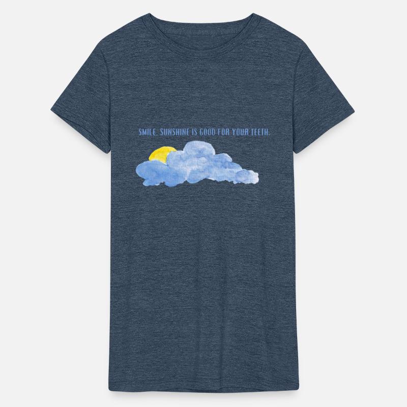 smail,sunshine is good for your teeth.