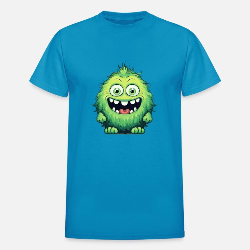 Smiling Cute Green Monster