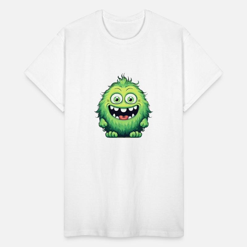 Smiling Cute Green Monster