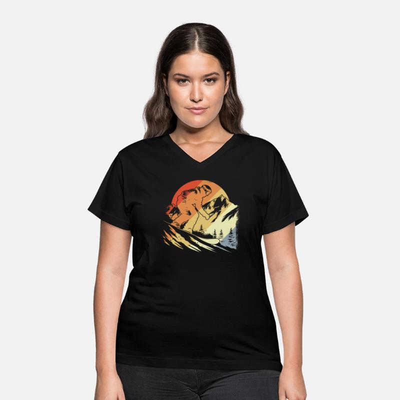 Snowboarder Vintage Look