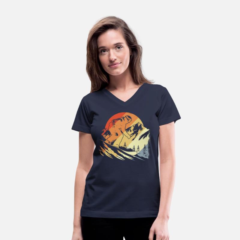 Snowboarder Vintage Look