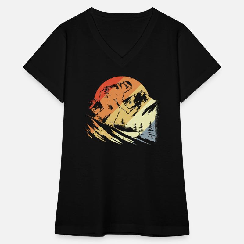 Snowboarder Vintage Look