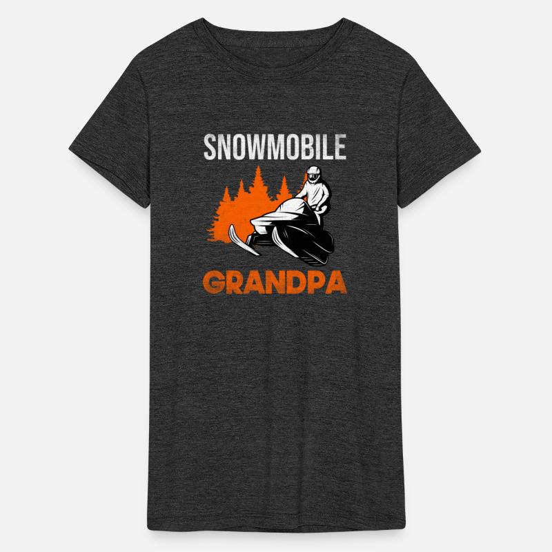Snowmobile Grandpa Dad Snowmobiling Snow Ride